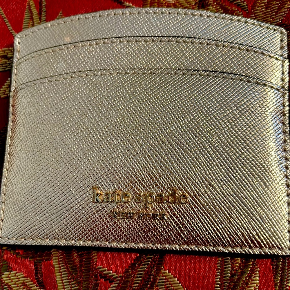 Kate Spade Gold Card Holder
